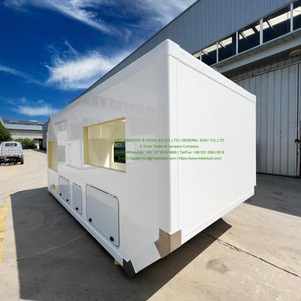 Windows 2x 800 x 1200 mm Camper Shell para FUSO 4x4 Caravanas e Camper Trucks em Branco