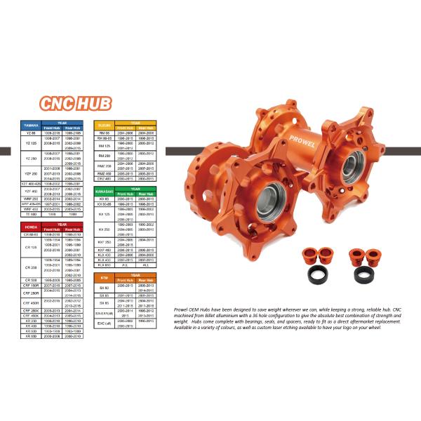 Machining Lathing CNC Colored Wheel Hubs for CRF250R X 04-13 CRF450R X 02-12 11 10 09