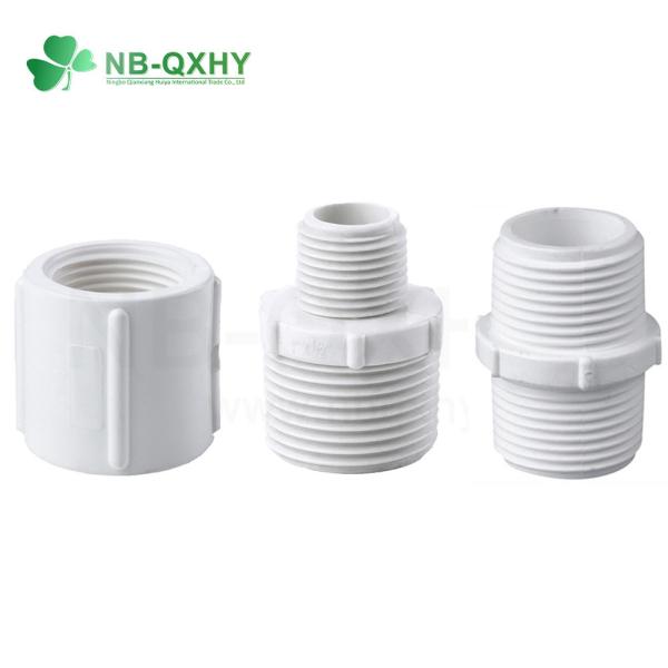 UV Protection Plastic Threaded Water Tank Connector with 1/2 2 Inch Head Code Round