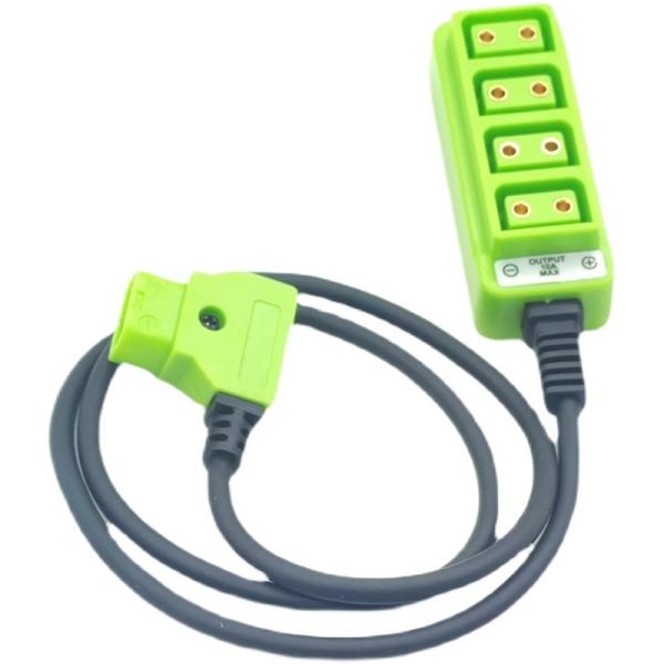 10A Current D Tap Power Cable Male To Female 1 Meter Length