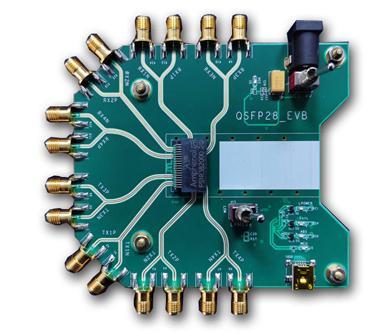 Доска оценки QSFP28 EVB SFP с 4 входами и выходами 10G к 32Gbps