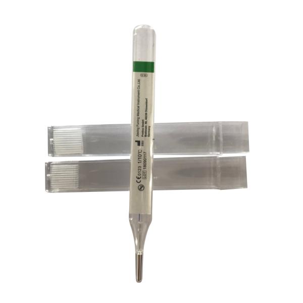 Mercury-Free Glass Thermometer for Medical Fever Temperature Hospital Grade
