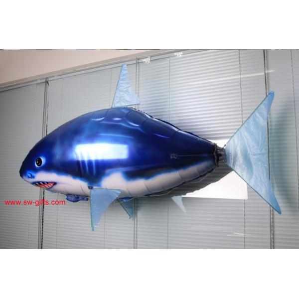 HOT Sale Remote Control Rlying Shark Electric Fish RC Fishing Plastic Inflatable Blimp