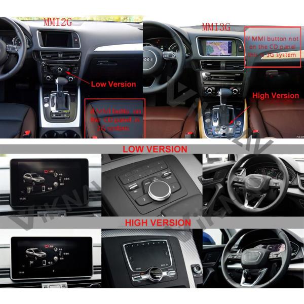 Экран блока радио андроида C.P.U. Audi 8 ядров главный на Q5 2010 до 2017