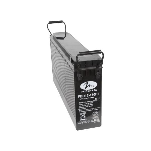 OHSAS18001 55.5kg Front Terminal Gel Battery 560*125*316mm 180ah Deep Cycle Battery