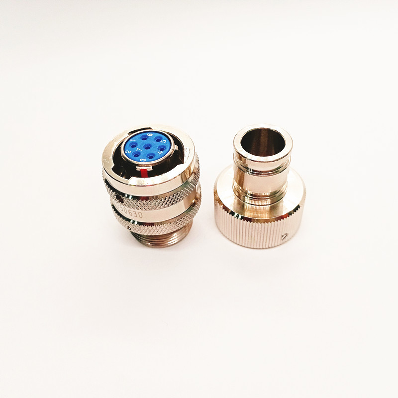 Y11P*II-2255TK5 55 Pin Bayonet Circular Aviation Connector with Aluminum Alloy Shell and Gold-Plated Contacts