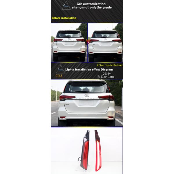 LED Fortuner Pillar Lights 2015-2018 Driving Car Signal Light High Brightness