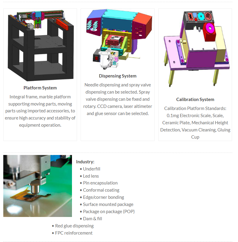 Automatic LENS Glue Dispensing Machine