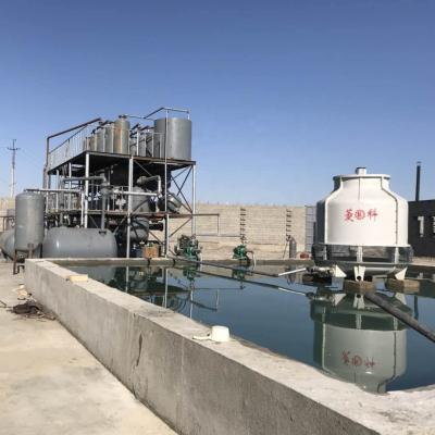 Continuous Production 16KW Black Engine Oil Distiller Distillation and Purification