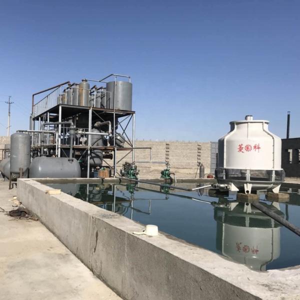 Continuous Production 16KW Black Engine Oil Distiller Distillation and Purification