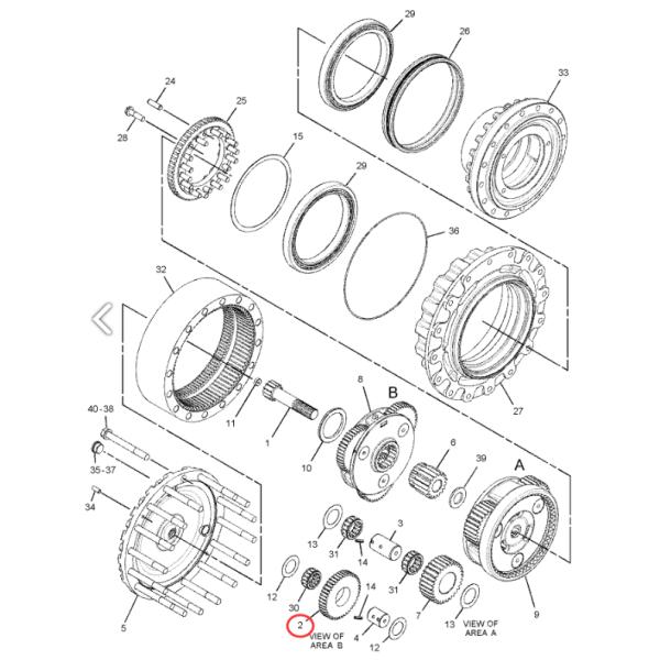 части шестерни 6I 6585 запасные для экскаватора 320D 320D2 части шестерни 6I 6585 запасные для экскаватора 320D 320D2 гусеницы