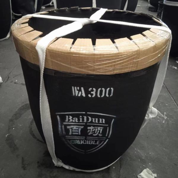 Thermal Shock Resistant Silicon Carbide Graphite Crucible for Copper Melting 250kg and 350kg Sizes Refractory Sic Ceramic Material