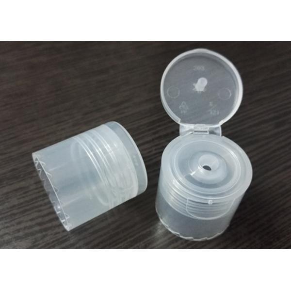 Translucent Flip Top Plastic Screw Caps Screw On Type Smooth Closure