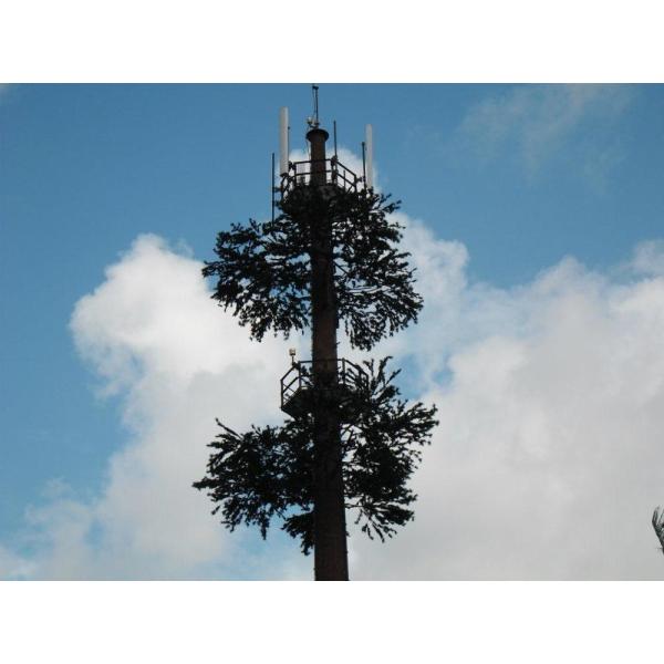 Pine Tree 50m Camouflage Cell Tower For Telecommunication