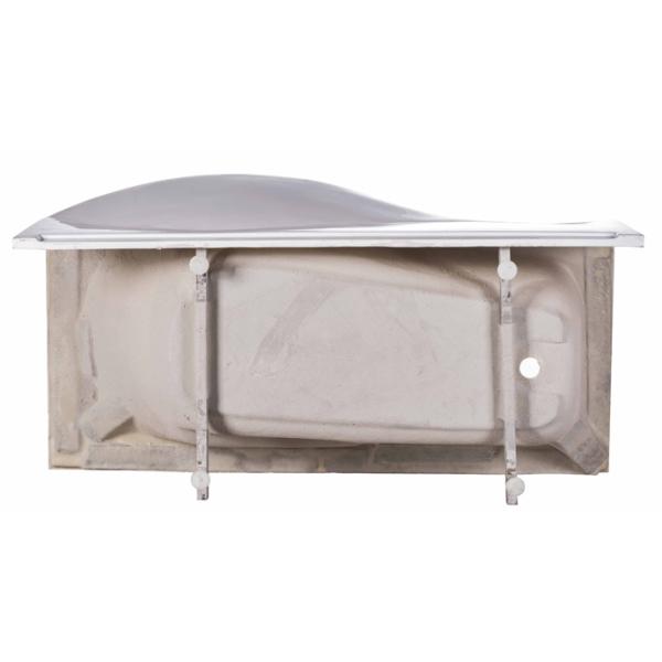 cUPC skirted acrylic bathtub three sides tile flange 4mm pure acrylic sheet