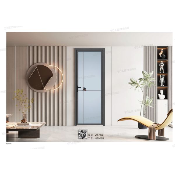 Modern Sliding Aluminum Alloy Doors Manual Opening Efficient Ready
