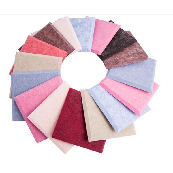 Auditorium Polyester Acoustic Panels Sound Proofing Wall Boards