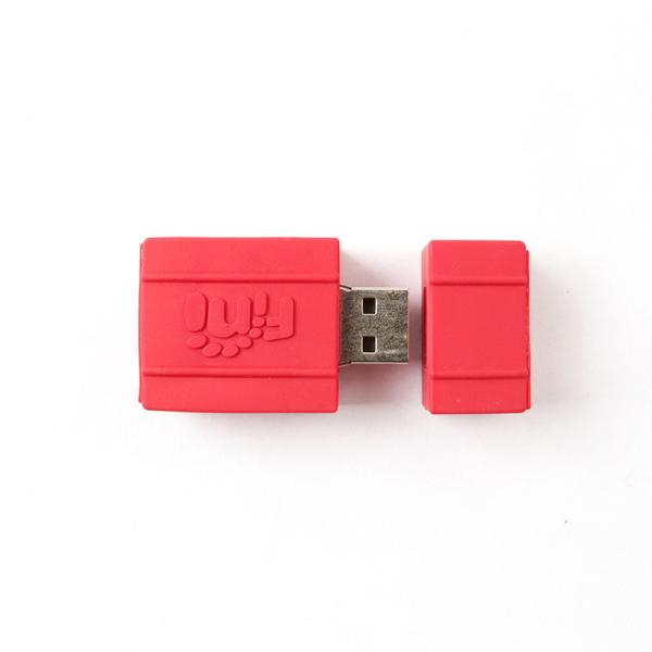 Шоколад клубники арбуза ручки USB открытой прессформы PVC милый сформировал