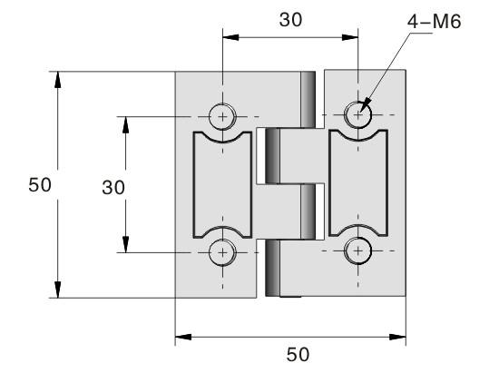 Dobradiças de porta cromadas pretas tamanho elétrico 60 mm painel tipo parafuso