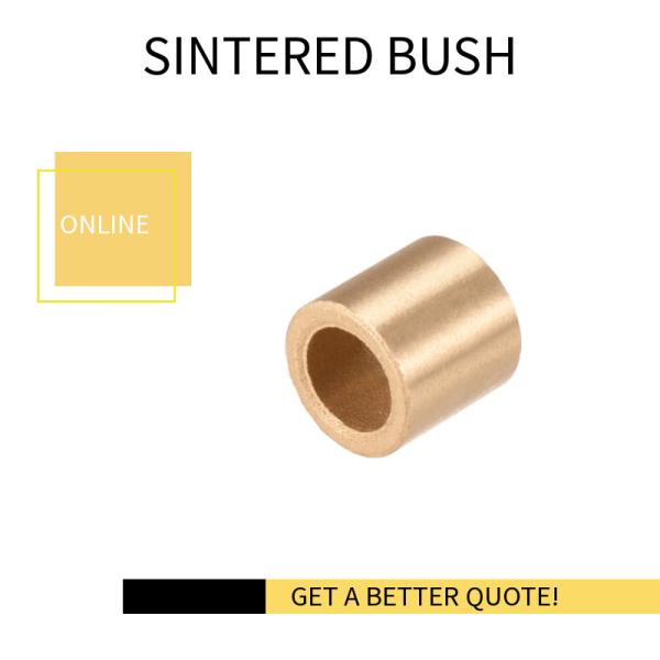 6mm 8mm ID Sleeve Sintered Bronze Bearing Bushings