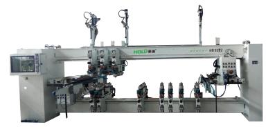 8 Boring Head Woodworking Drilling Machine That Drills Holes In Wood 21spindles 8lines