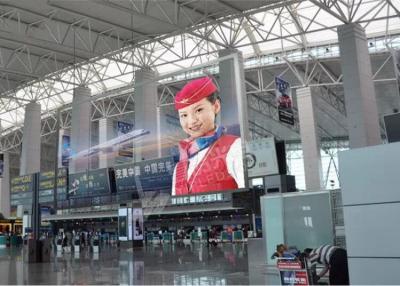 P3.91 LED Transparent Display , Xmedia LED Wall Display Screen for Air port