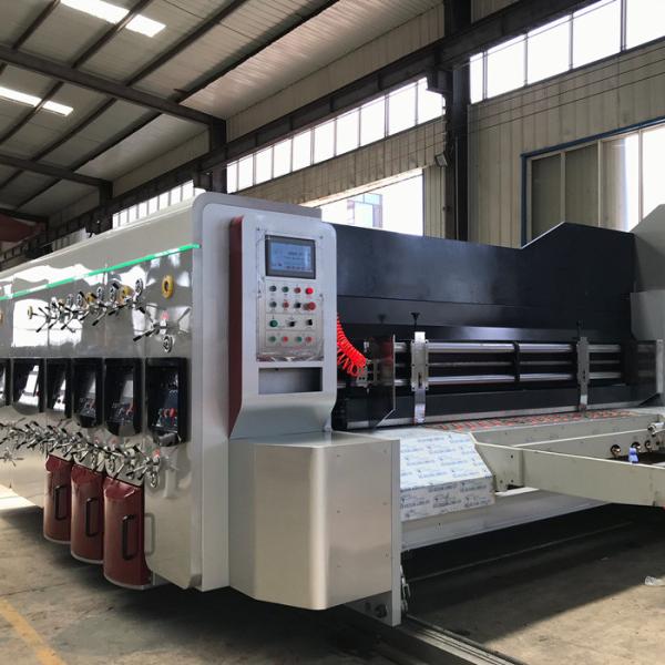 Impresora acanalada de Flexo de la caja Slotter cum la impresora de la caja del borde de ataque