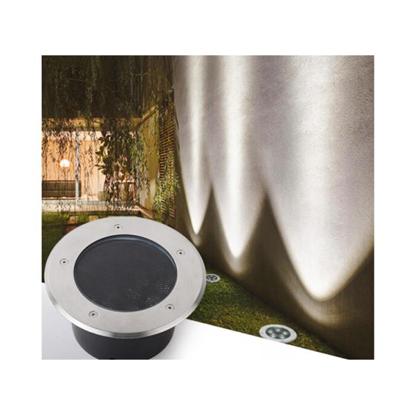 Underground light anti-glare LED outdoor waterproof lawn buried spot light square corner light with honeycomb louver