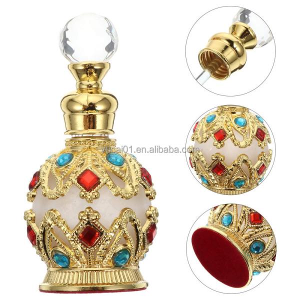 15ml Crown Glamour Arab Middle East Dubai Women's Essential Oil Perfume Dropper Bottle
