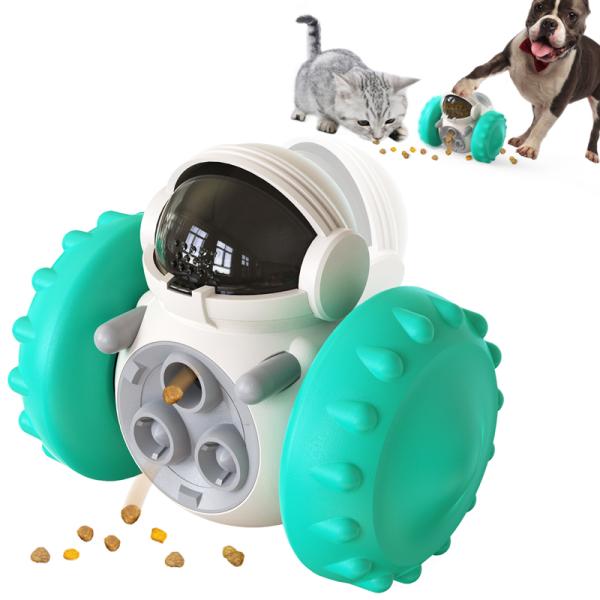 Pet Toy Playing ABS PC Fun IQ Treat Interactive Food Dispensing Ball Dogs and Cats Pet