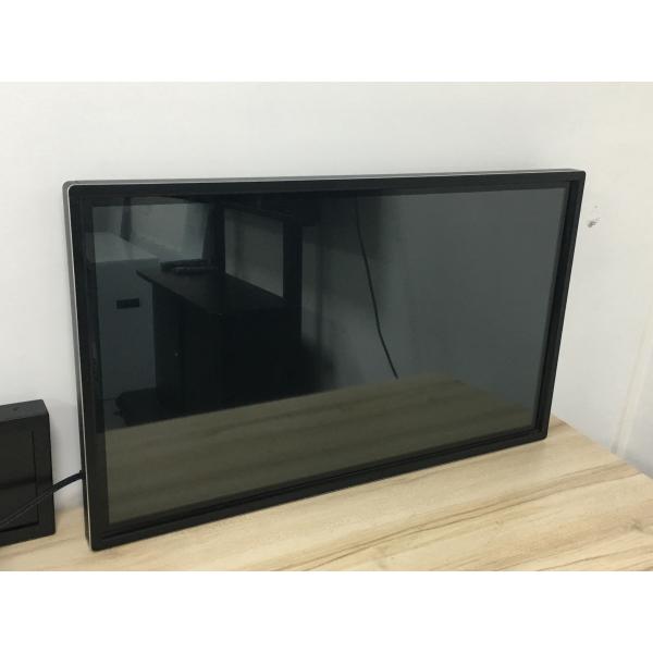 Крытой установленная стеной реклама экрана касания показывает защитное прозрачное стекло 4 до 6ММ