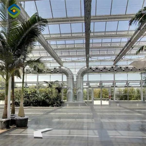 5.5-7.5m Height Photovoltaic Greenhouse With Solar Panel Roof