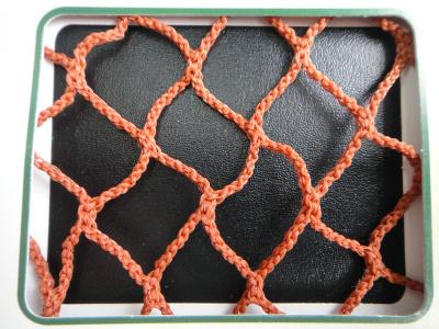 Colored Selvage Sea HDPE Knotless Fishing Nets For Drag Net , Vertical Rope