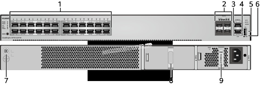 Переключатель гигабита сети переключателя S5735-S24T4X управления ядра слоя 3 Huawei