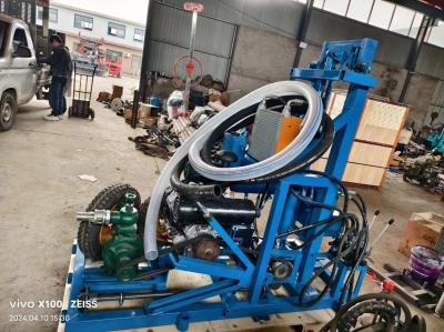 High Drilling Speed Portable Water Well Drilling Rig Machine With Large Borehole Diameter