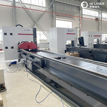 HET1-6035 SWIFT Fiber Laser Pipe Cutting Machine 1500W-3000W Rectangular Tube Cutting Machine