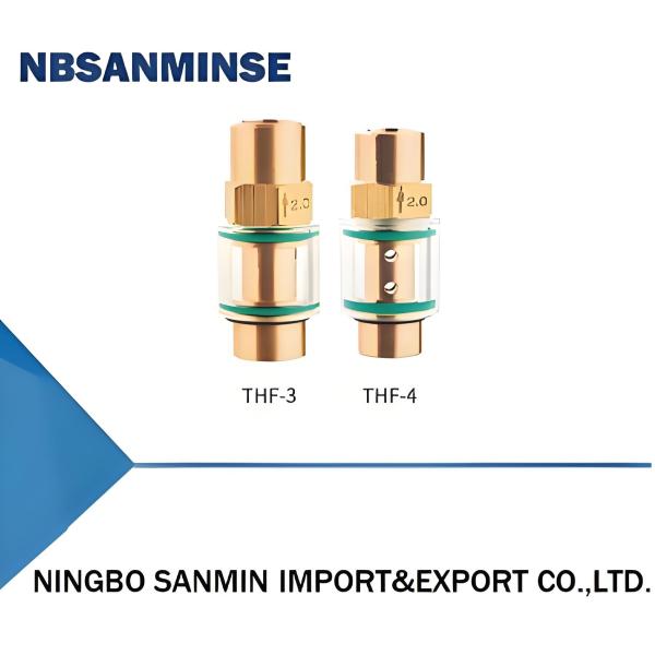 THF Oil Return Check Valve With Maximum Pressure 15 Bar Orifice ∅0.8-∅3.0mm