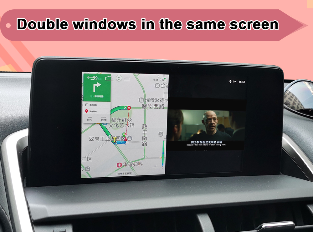 Управление сенсорной панели интерфейса автомобиля андроида 7,1 видео- для Lexus 2013-18 ES GS LX NX RX