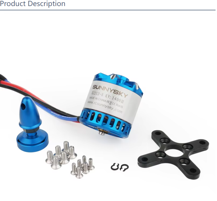 Sunnysky X2212-III 2450KV 3-4S Brushless Motor For FPV RC Racing Drone