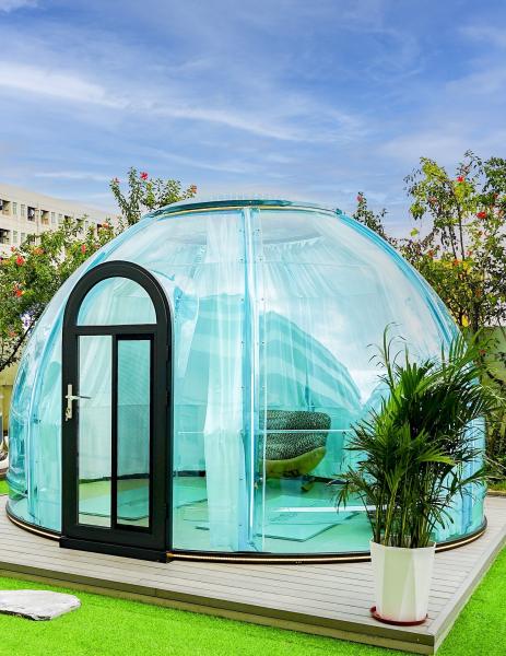 Luxury Waterproof Transparent Hotel Polycarbonate Dome Tent Bubble Room Bubble House