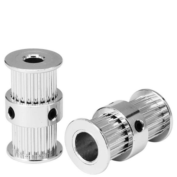 Synchronous Alloy GT2 20T 3D Printer Timing Pulley Double Head Bore