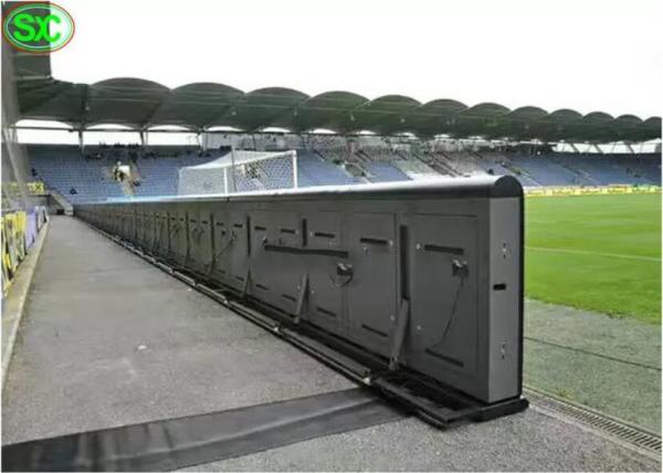 P8mm Stadium Perimeter LED Display Adjustable Angle 15625/m2