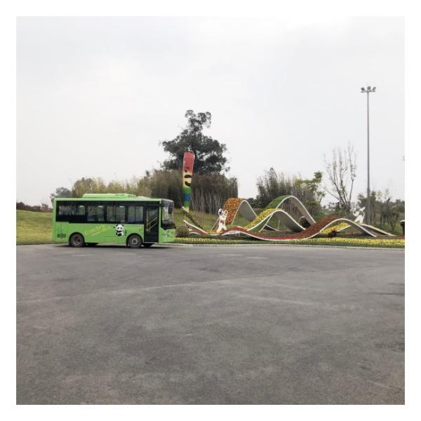 пассажировместимость 35 автобуса излучения 69km/H нул электрическая мини