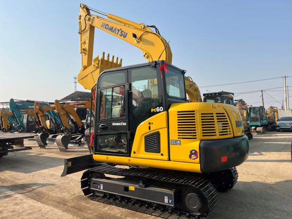 Used Secondhand KOMATSU PC60-8 60-8 6ton Small Mini Japan Original Digger Excavator Komatsu pc60