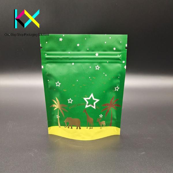 Multiple Design Custom Food Packaging Bags 120um Heat Sealed Foil Lined Sachet