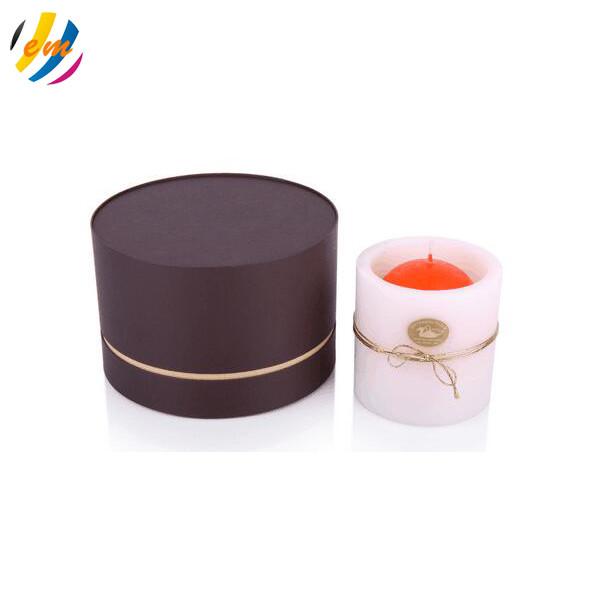 Scented CMYK Color 155mm Diameter Candle Tube Packaging