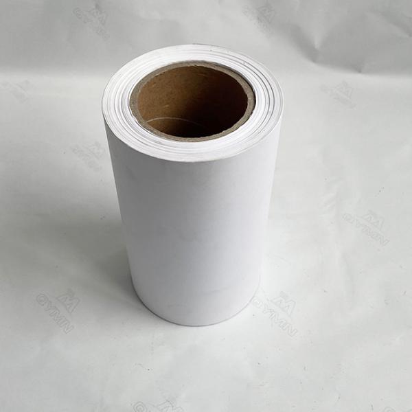 62G White Glassine Liner Adhesive Labels with 75um Synthetic Paper Hot Melt Glue