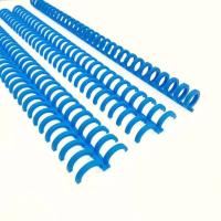 ABS bleu pp Ring Spiral Plastic Binding Clip de plastique pour le carnet de dossier