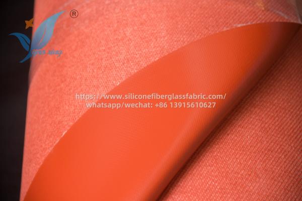 Heavy Duty Composite Silicone Fiberglass Fabric Industrial Fireproofing