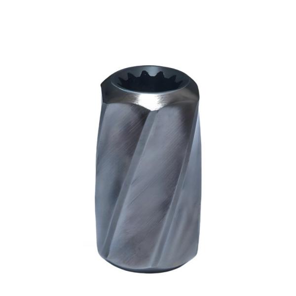DIN GB Mixing Rotor Vacuum Hardened Polymer Extrusion Machine Parts For Rubber And Plastic